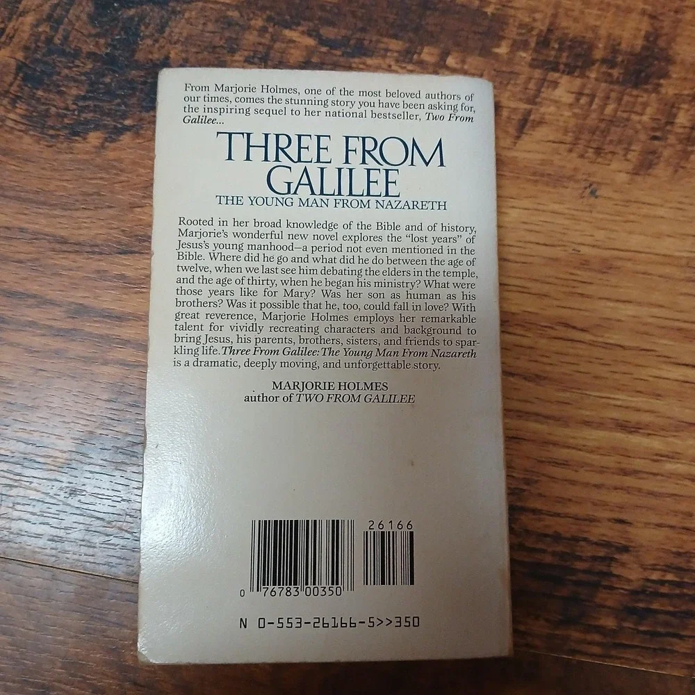 Vtg Marjorie Holmes PB Book Lot Two From Galilee Three From Galilee Christian